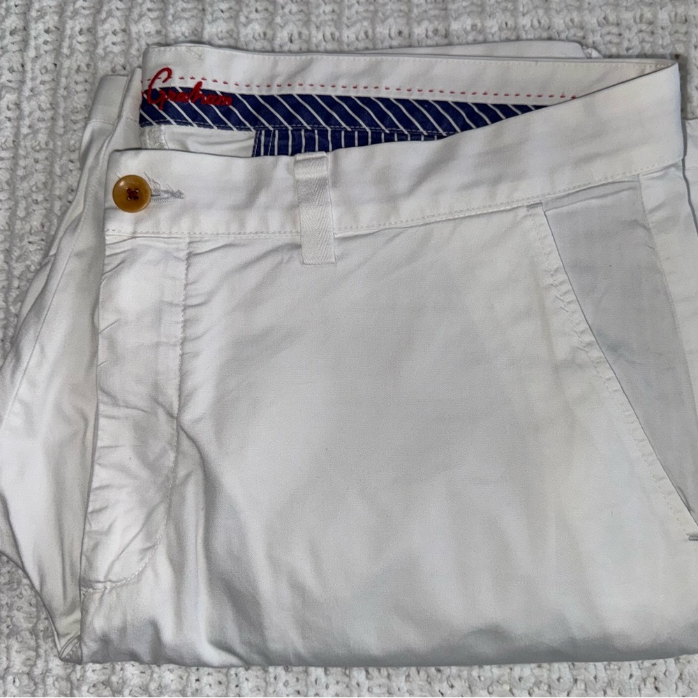 Robert Graham Men’s White short’s, Size 38